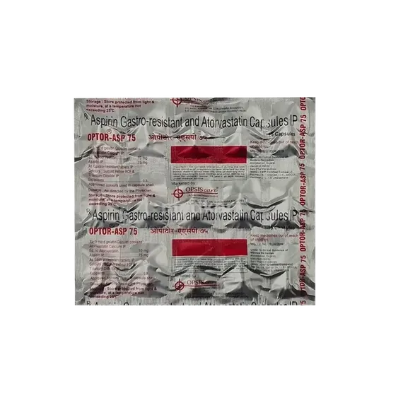 optor asp 10/75mg capsule 15's